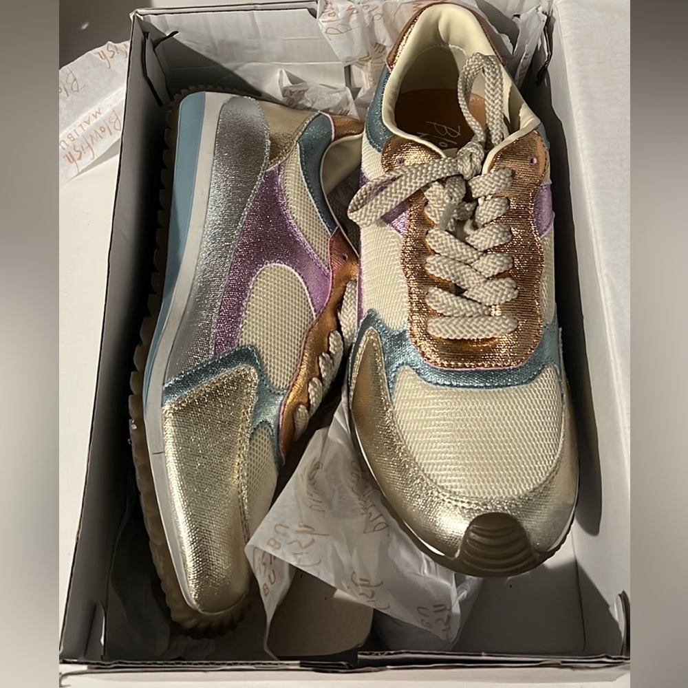 Blow Fish Multi-Color sneakers (fits like a 10-10.5)